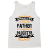 Super Cool Father Of A Freaking Awesome Daughter Tank Top