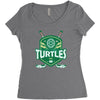 urtles hockey Women's Triblend Scoop T-shirt