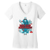 by the power of literature Women's V-Neck T-Shirt