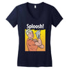 sploosh Women's V-Neck T-Shirt