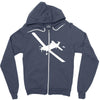 decal cal fire airplan Zipper Hoodie