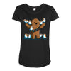 chewie and porgs Maternity Scoop Neck T-shirt
