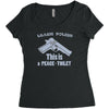 learn polish peace Women's Triblend Scoop T-shirt