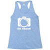 oh shoot camera Racerback Tank
