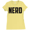 nerd (3) Ladies Fitted T-Shirt