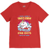 I Wish I Were A Unicorn So I Could Stab Idiots With My Head V-Neck Tee