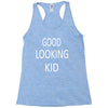 good looking kid Racerback Tank