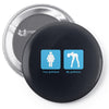 your girlfriend my girlfriend mens funny t shirt Pin-back button