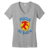 pizza on earth Women's V-Neck T-Shirt