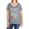 Our Family is Growing Ladies Curvy T-Shirt