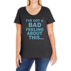 bad feeling Ladies Curvy T-Shirt