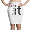 funny sweat Pencil Skirts