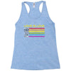 lightsaber rainbow Racerback Tank