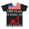 We Stand For The Flag We Kneel For The Fallen All Over Men's T-shirt