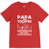 papa und tochter V-Neck Tee