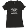 fucket list Ladies Fitted T-Shirt