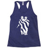 american flag soldier Racerback Tank