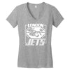 dave lister london jets Women's V-Neck T-Shirt