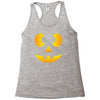 funny halloween jack o lantern kids Racerback Tank