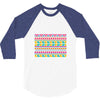 pattern overload 3/4 Sleeve Shirt
