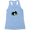 drooly snake slug thing Racerback Tank
