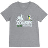 zombies hate fast food V-Neck Tee