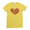 pizza lover Ladies Fitted T-Shirt
