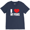 i love my penis  lustig macho funny party V-Neck Tee