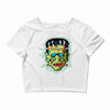 vintage frankenstein mask Crop Top