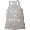 lazy day humour Racerback Tank
