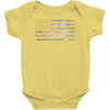 Vintage Usa Flag Baby Onesie
