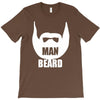 man beard funny mens T-Shirt