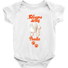 Sleeps With Poodle Baby Onesie