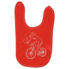 shark riding bicycle bike funny Baby Bibs