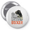 This Girl Loves Her Boxer Pin-back button