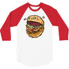 monster burger (2) 3/4 Sleeve Shirt
