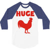 huge cock 3/4 Sleeve Shirt