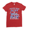 i have two tıtles aunt and dogmom an i rock them both flowers Ladies Fitted T-Shirt