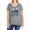 haters gonna hate Ladies Curvy T-Shirt