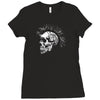 evil skull Ladies Fitted T-Shirt