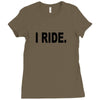 i ride Ladies Fitted T-Shirt