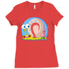 opposite day Ladies Fitted T-Shirt