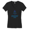 keep calm and grandaddy on! Women's V-Neck T-Shirt