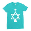 chrismukkah tree christmas Ladies Fitted T-Shirt