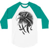eagle ornate 3/4 Sleeve Shirt