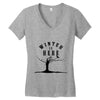 Winter (a215) Women's V-Neck T-Shirt
