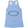 black oval Racerback Tank