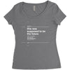 damn scientists Women's Triblend Scoop T-shirt