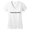 i wanna sleep in bad Women's V-Neck T-Shirt