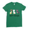 happy meowr Ladies Fitted T-Shirt